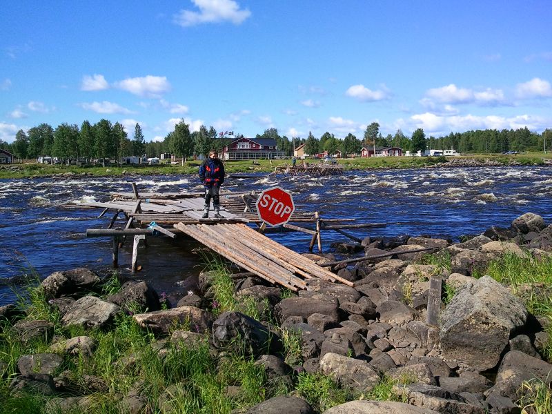 Kukkola forsen - TorneÃ¤lven
