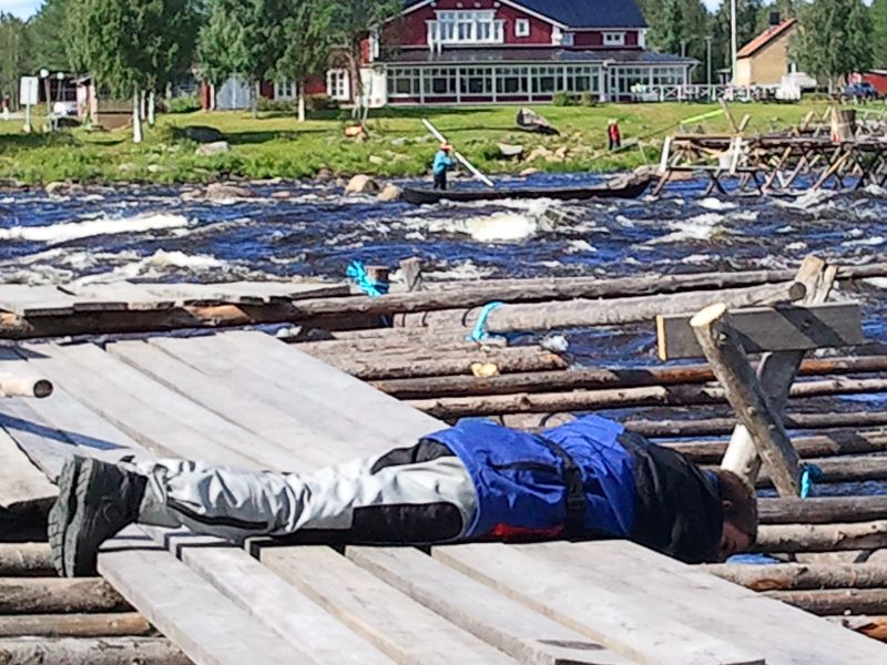 Kukkola forsen - TorneÃ¤lven
