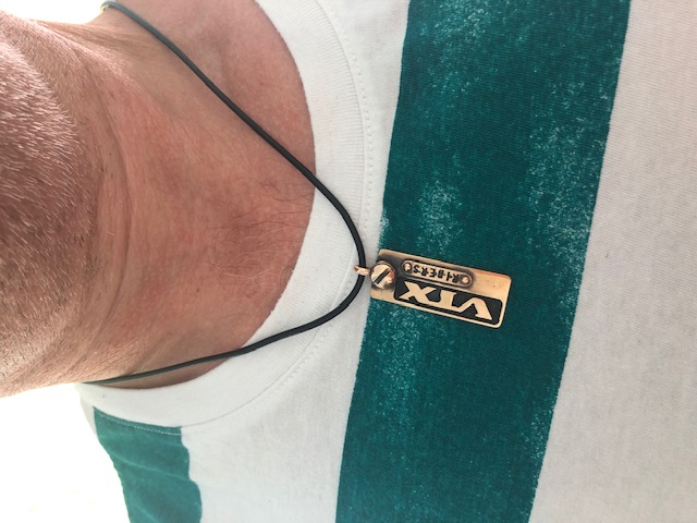 VTX Riders smycke med lÃ¤der halsband 350:- 
